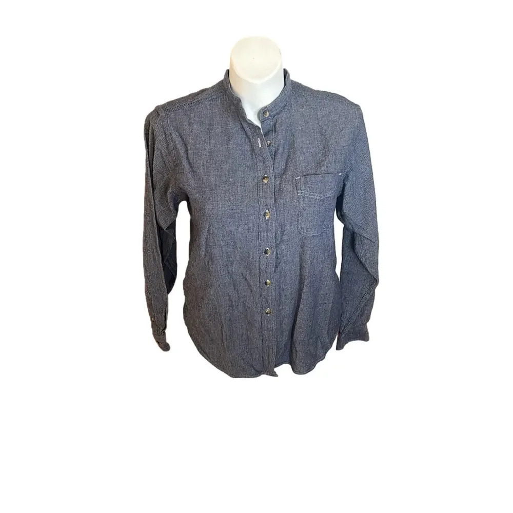 Lands’ End 100% Cotton Button Down Shirt Size L